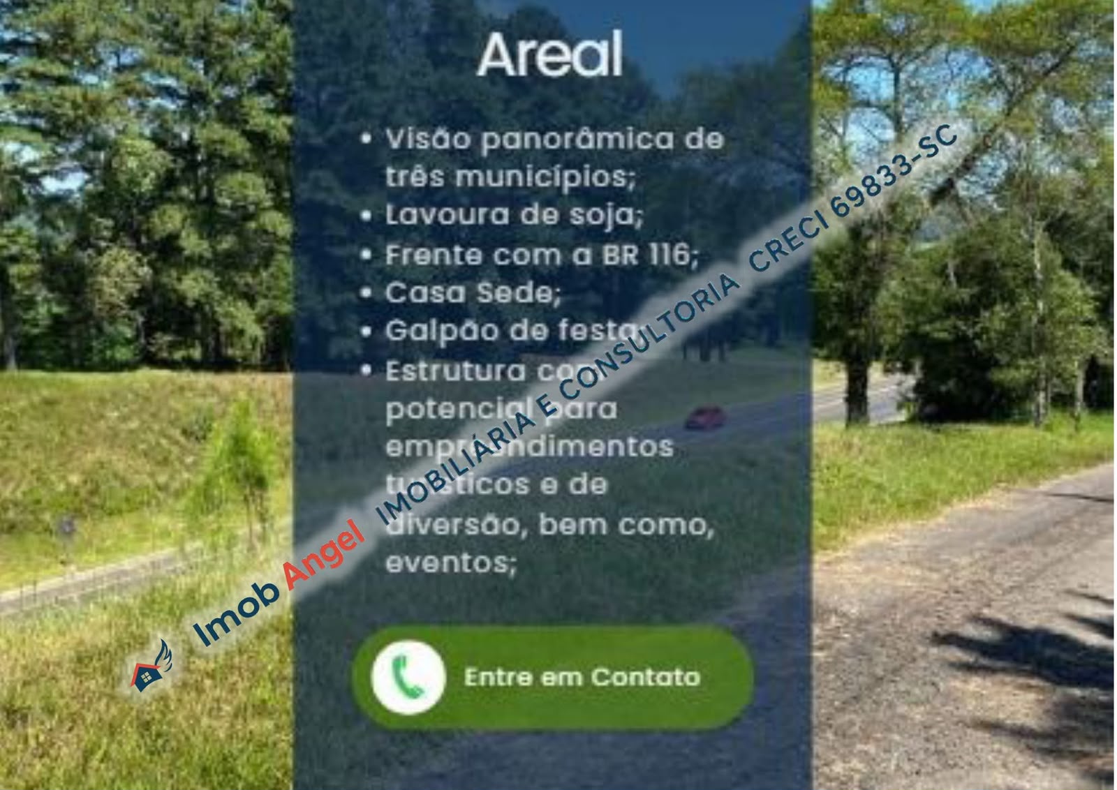 SÍTIO ÀS MARGENS DA BR-116 EM PONTE ALTA